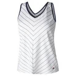 Cheap Caroline Tank Top Women - White, Dark Blue Tops