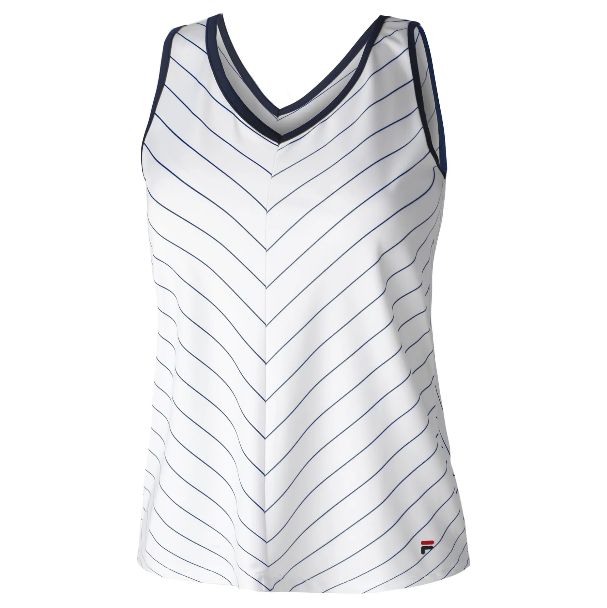 Cheap Caroline Tank Top Women - White, Dark Blue Tops