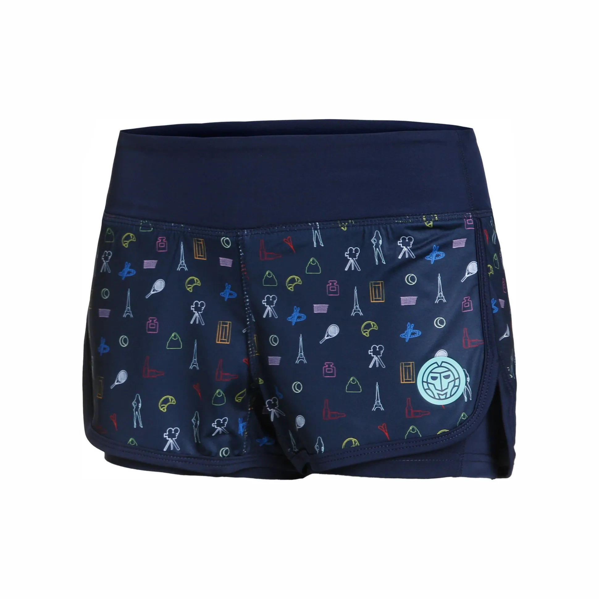 Clearance Chidera Tech 2in1 Shorts Women - Dark Blue, Multicoloured Shorts