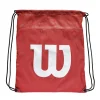 Fashion Cinch Shoe Bag - Red, White Bags