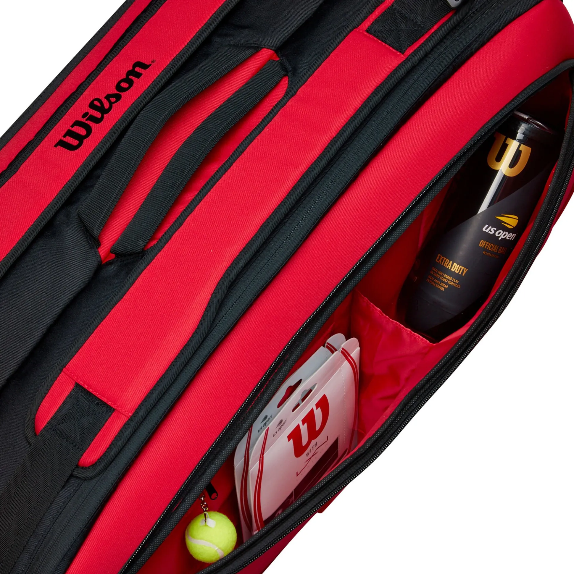 New Clash Super Tour Racket Bag 9 Pack - Red Racket Bags