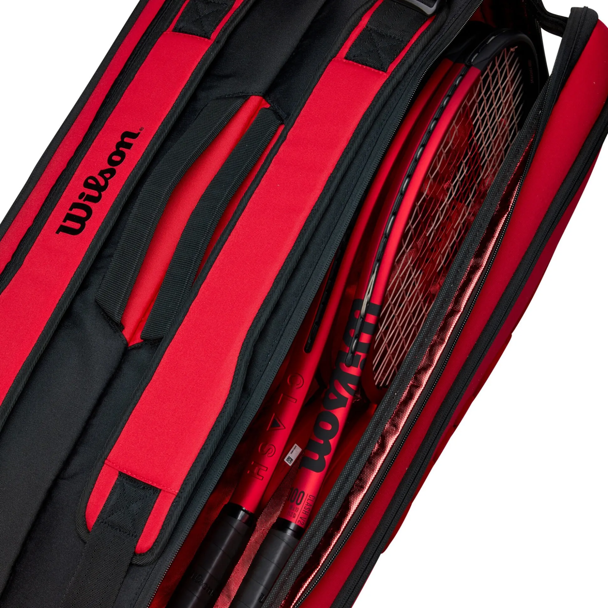 New Clash Super Tour Racket Bag 9 Pack - Red Racket Bags