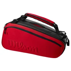 New Clash Super Tour Racket Bag 9 Pack - Red Racket Bags