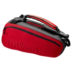 Clearance Clash Super Tour Racket Bag 6 Pack - Red Racket Bags