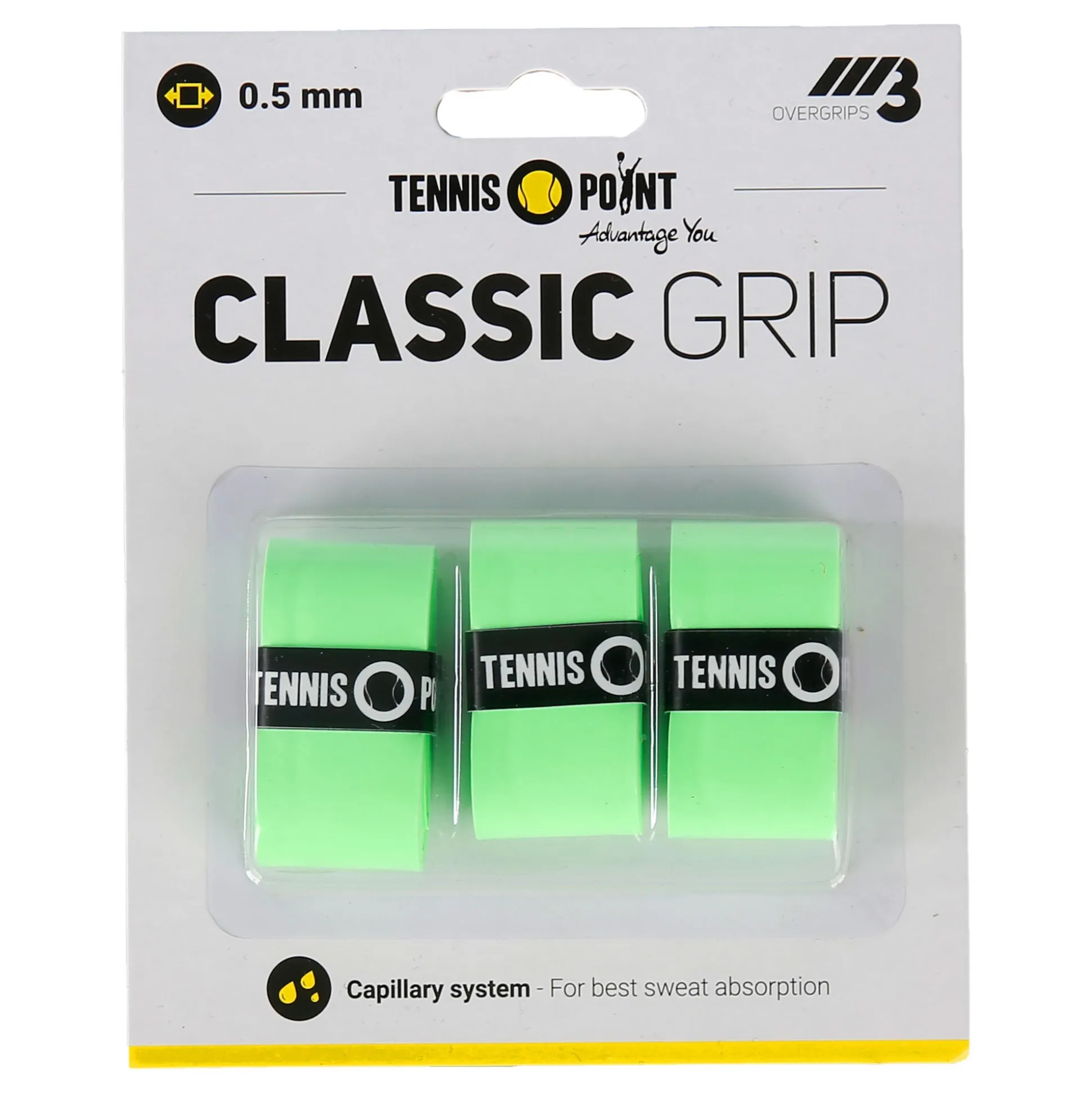 Discount Classic Grip 3 Pack - Green Grips