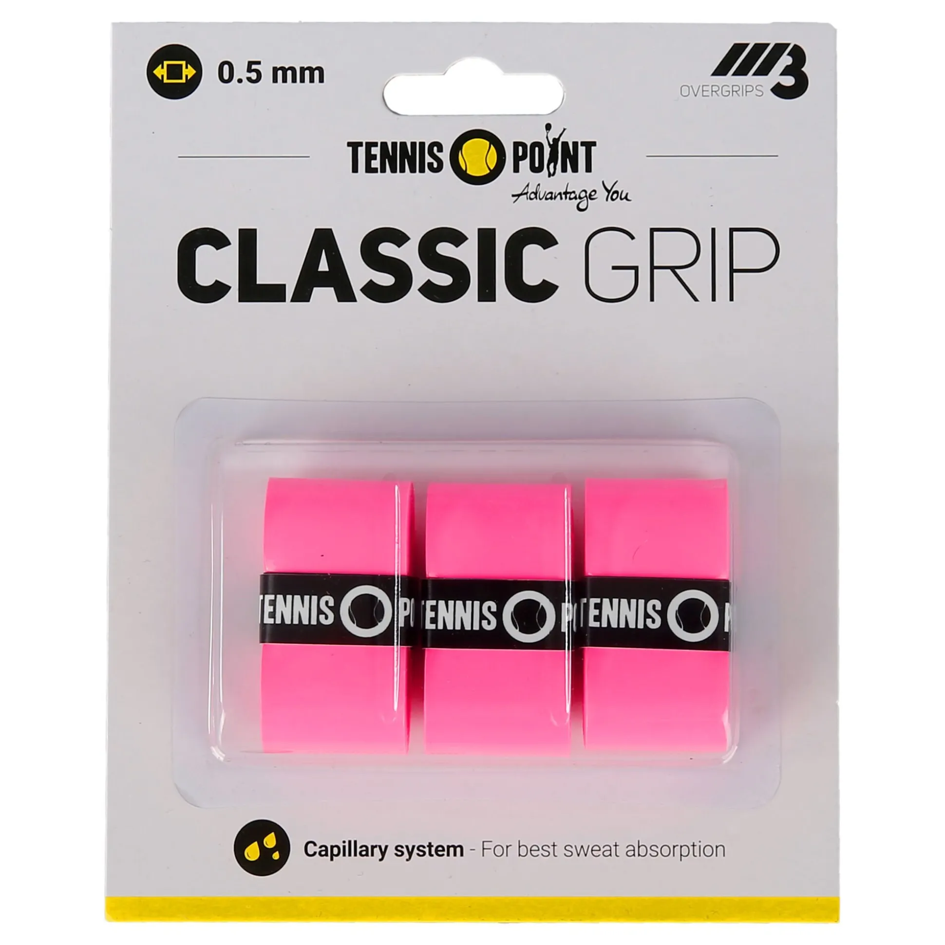 Store Classic Grip 3 Pack - Pink Grips