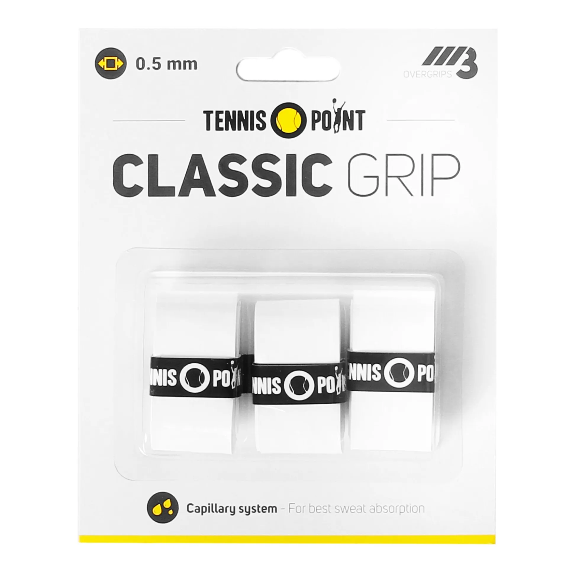 Cheap Classic Grip 3 Pack - White Grips