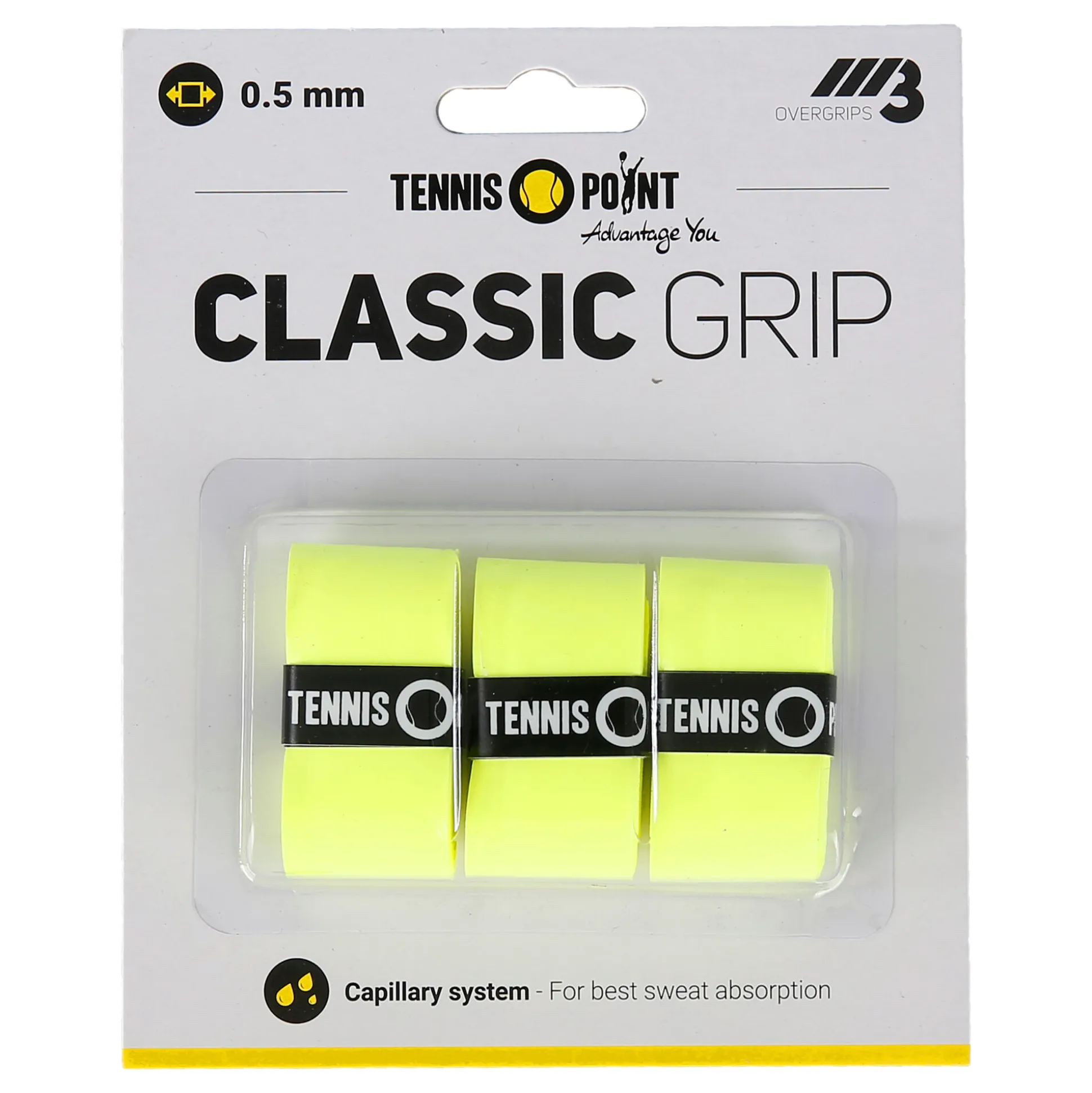 Best Classic Grip 3 Pack - Yellow Grips