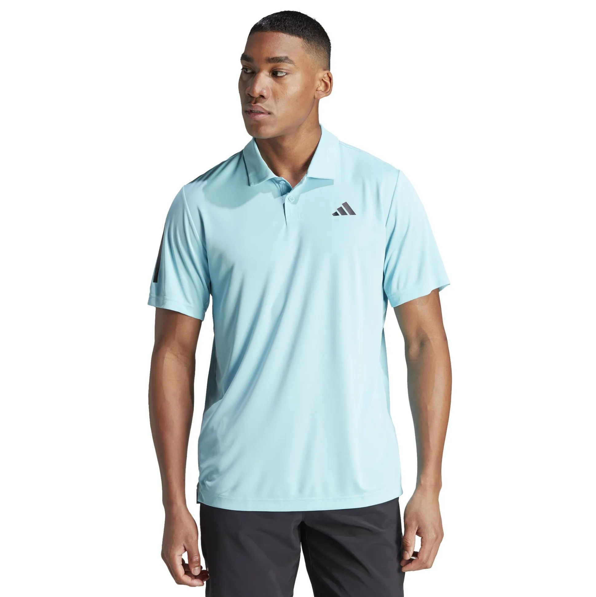 Best Club 3 Stripes Polo Men - Light Blue Shirts