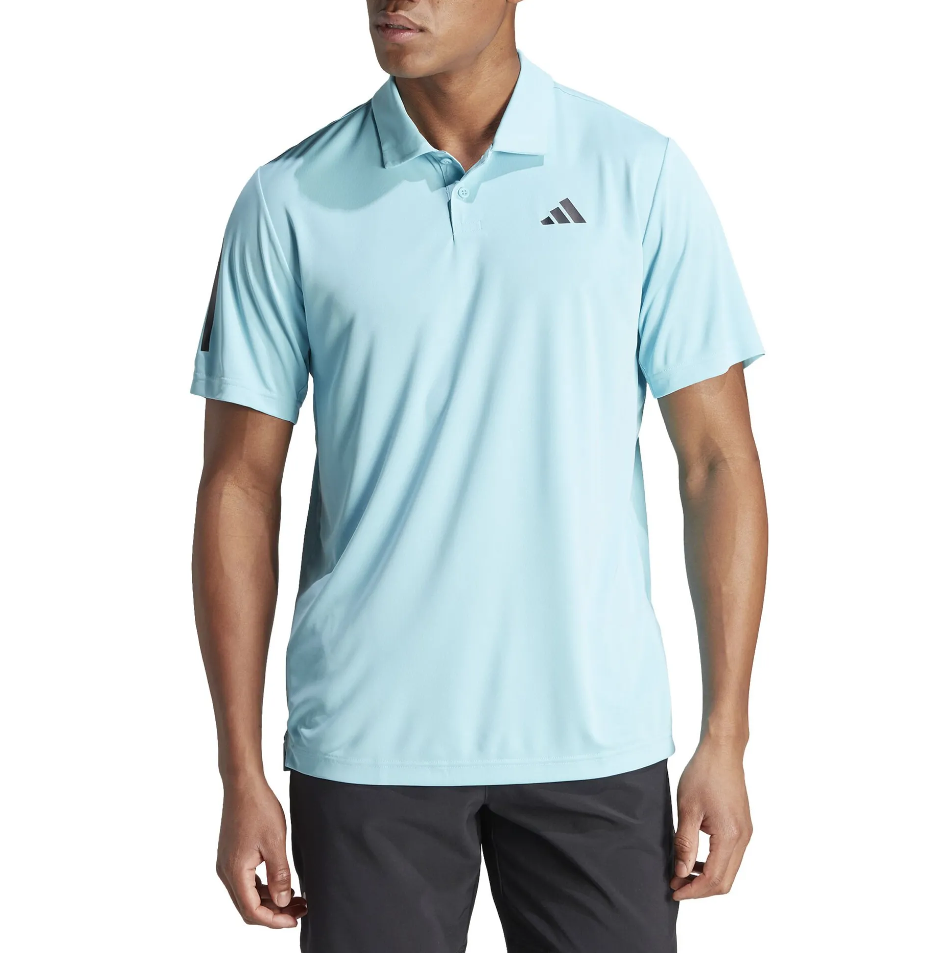 Best Club 3 Stripes Polo Men - Light Blue Shirts