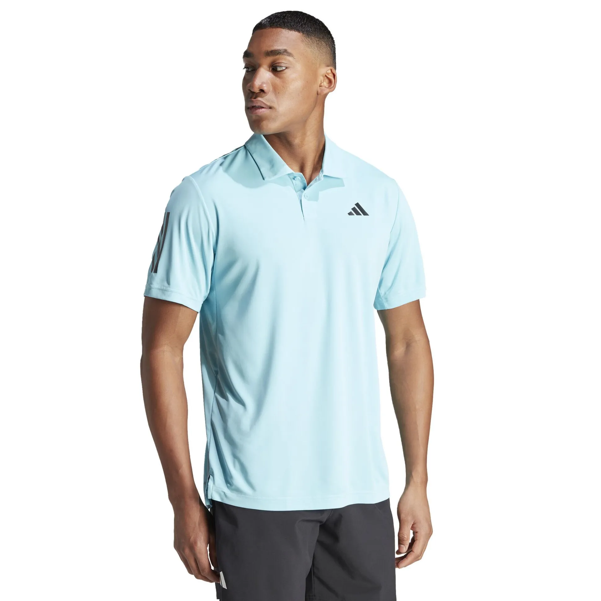 Best Club 3 Stripes Polo Men - Light Blue Shirts