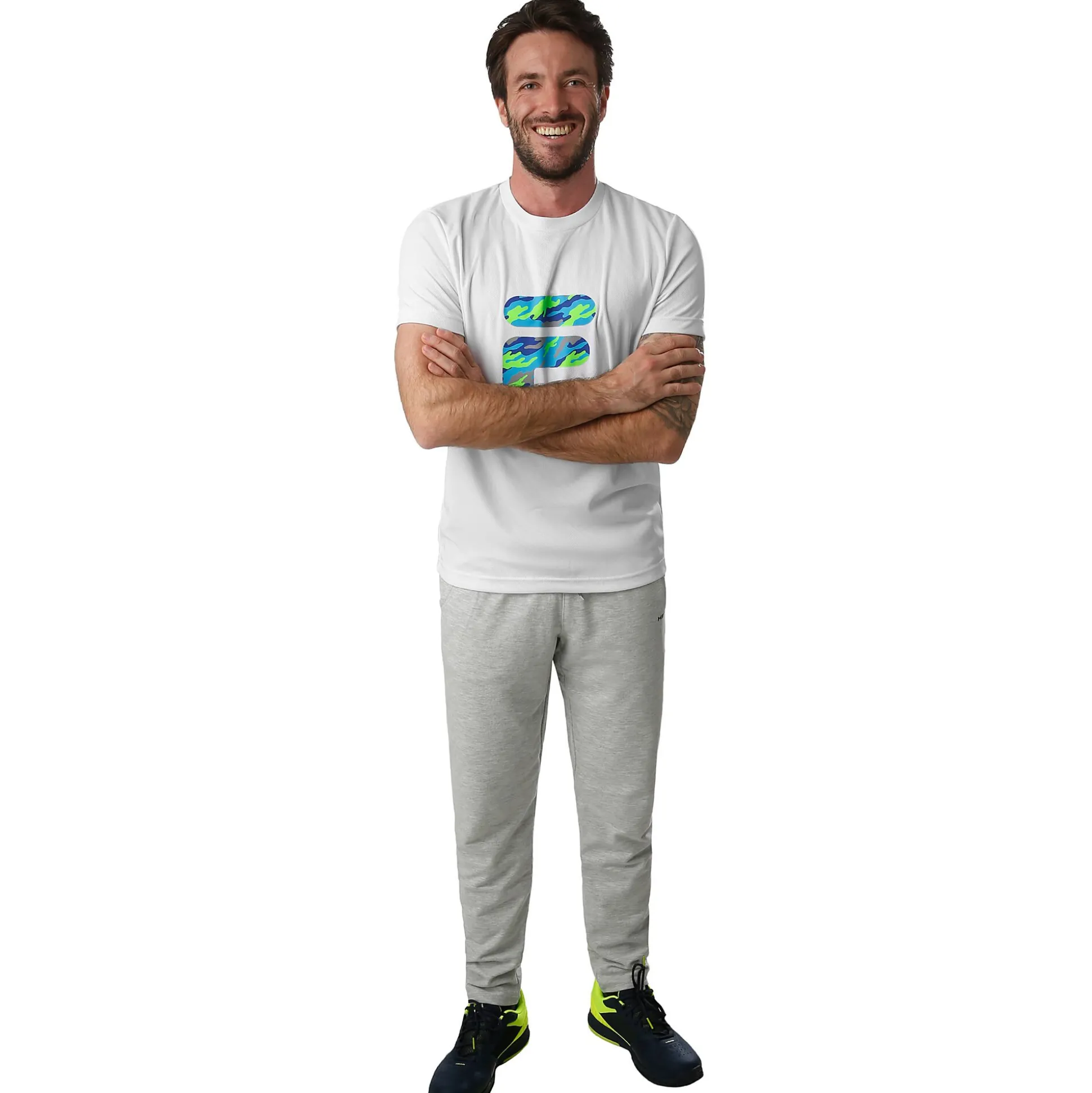 Shop Club Byron Training Pants Men - Lightgrey, Black Pants