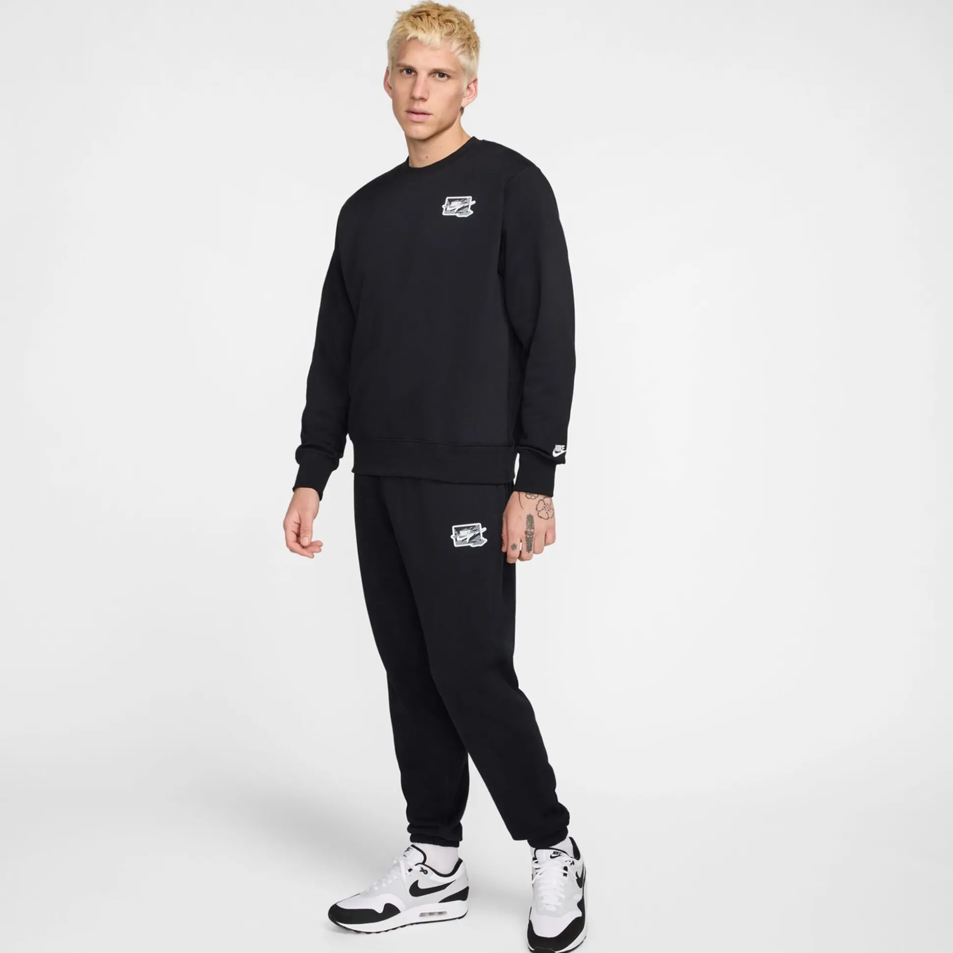 Best Club Cuff Bolt Training Pants Men - Black, White Pants