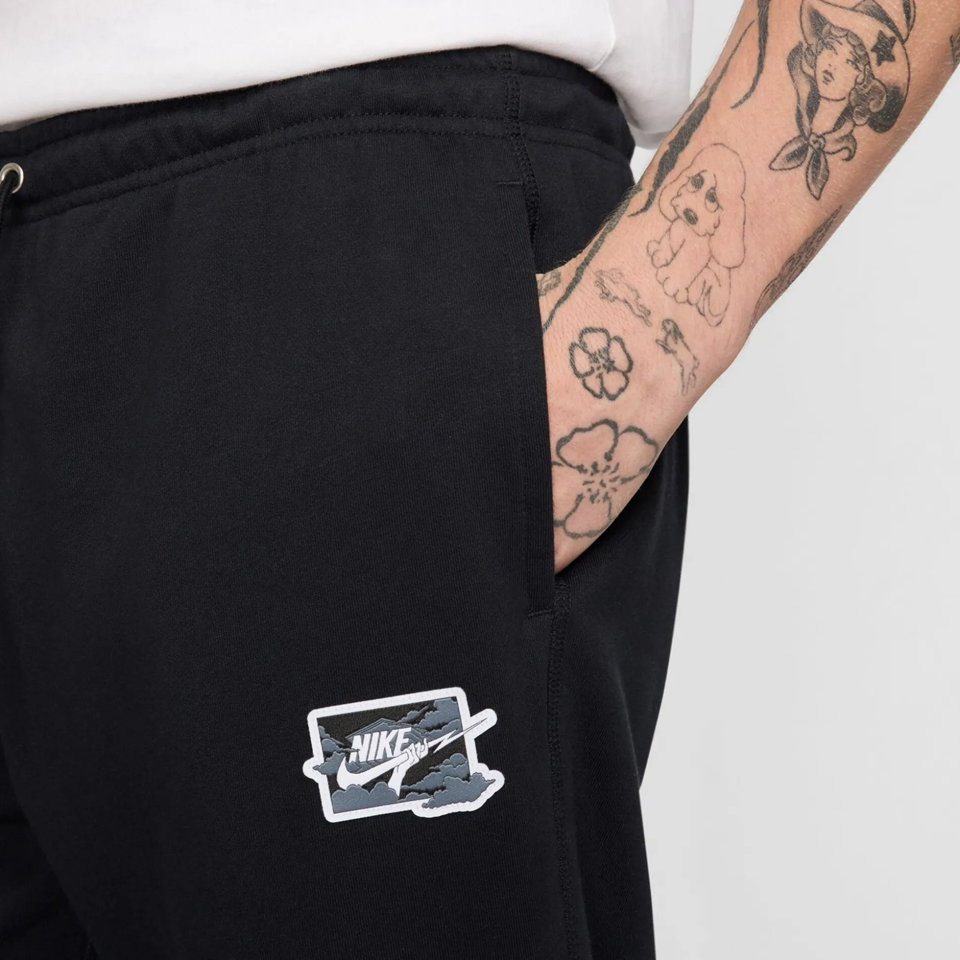 Best Club Cuff Bolt Training Pants Men - Black, White Pants
