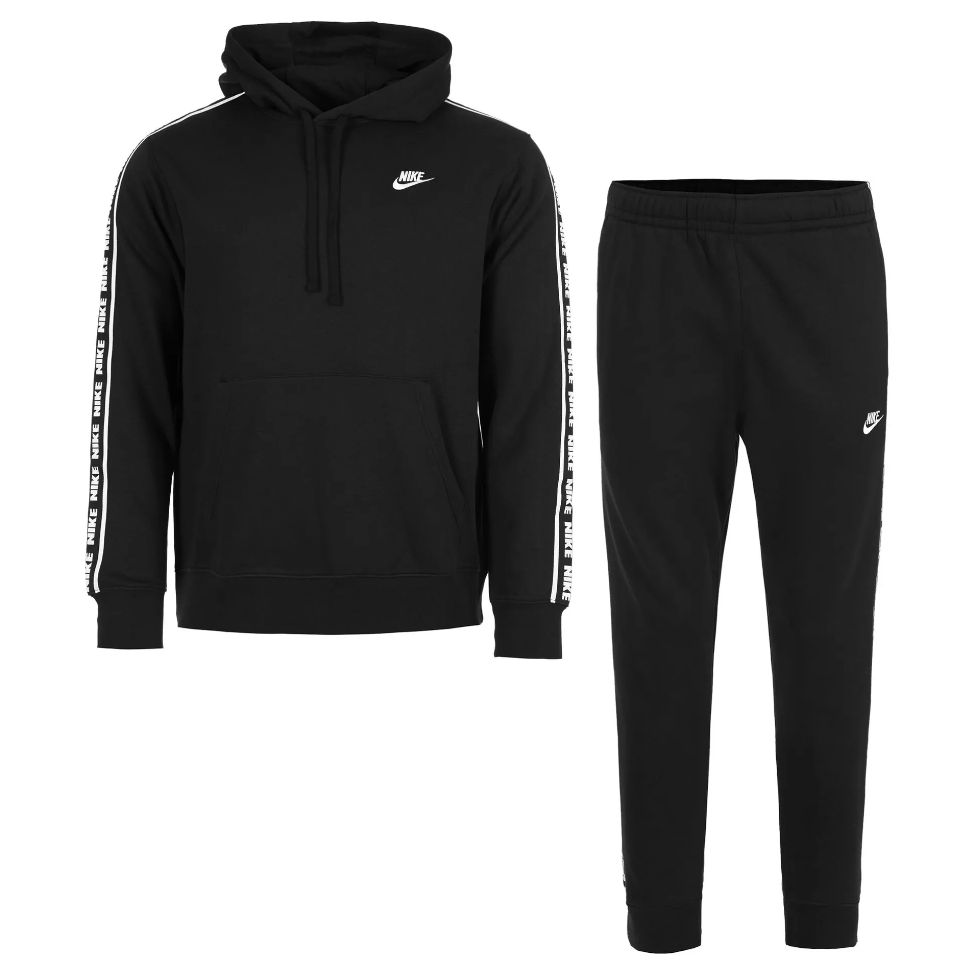 Fashion Club Fleece GX Tracksuit Men - Black, White Tracksuits