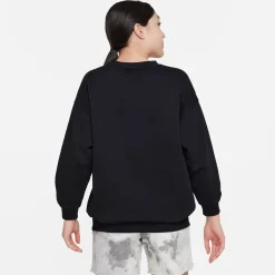 Hot Club Fleece Oversized Crew Sweatshirt Girls - Hoodies & Sweaters