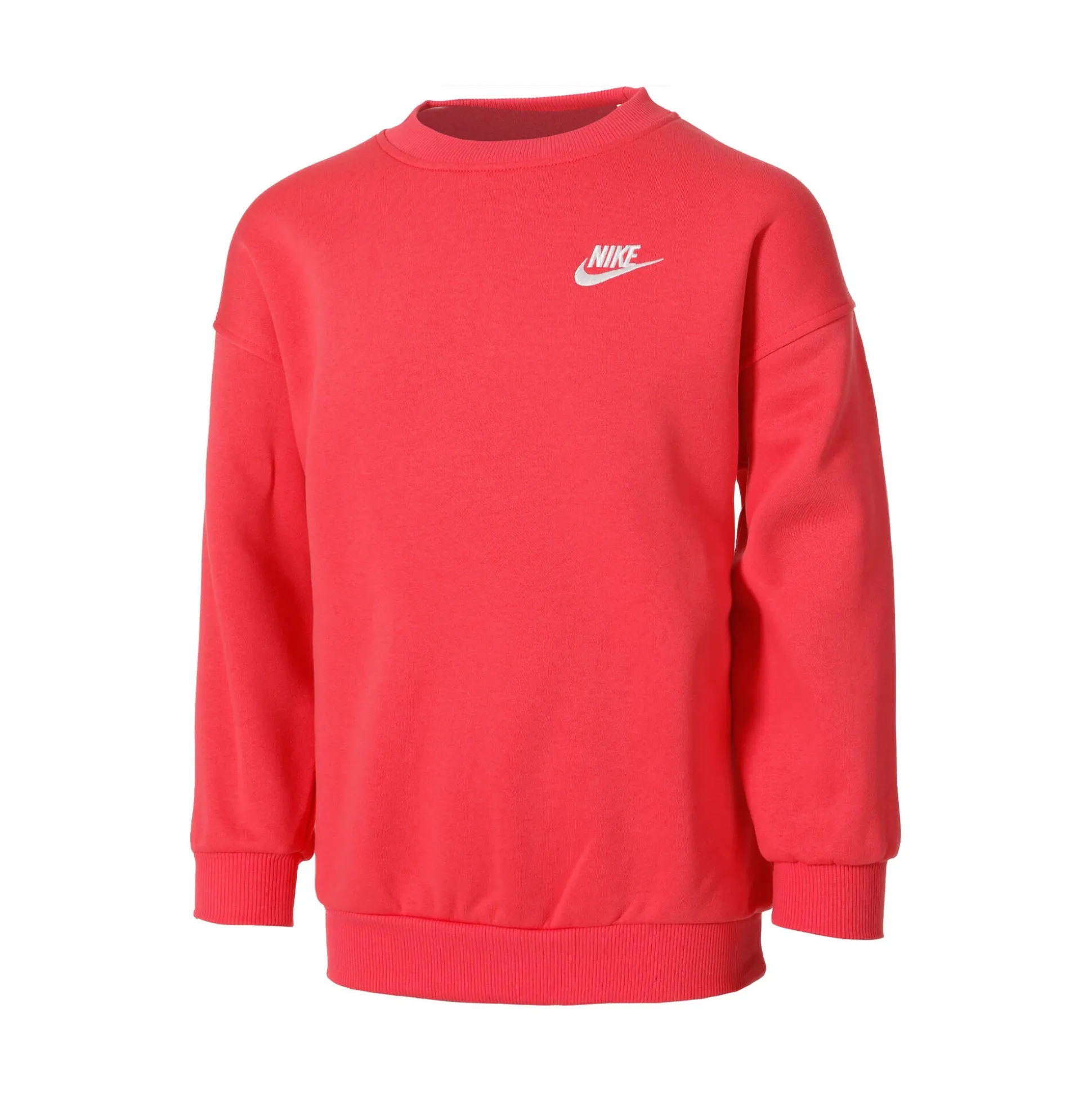 Discount Club Fleece Oversized Crew Sweatshirt Girls - Hoodies & Sweaters