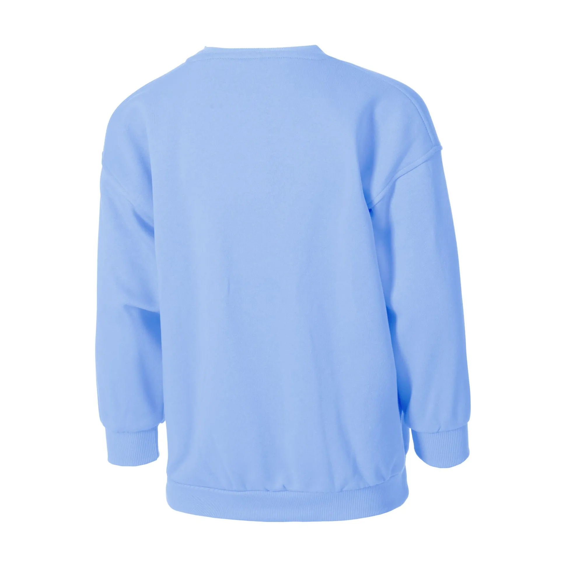 Best Sale Club Fleece Oversized Crew Sweatshirt Girls - Light Blue, White Hoodies & Sweaters