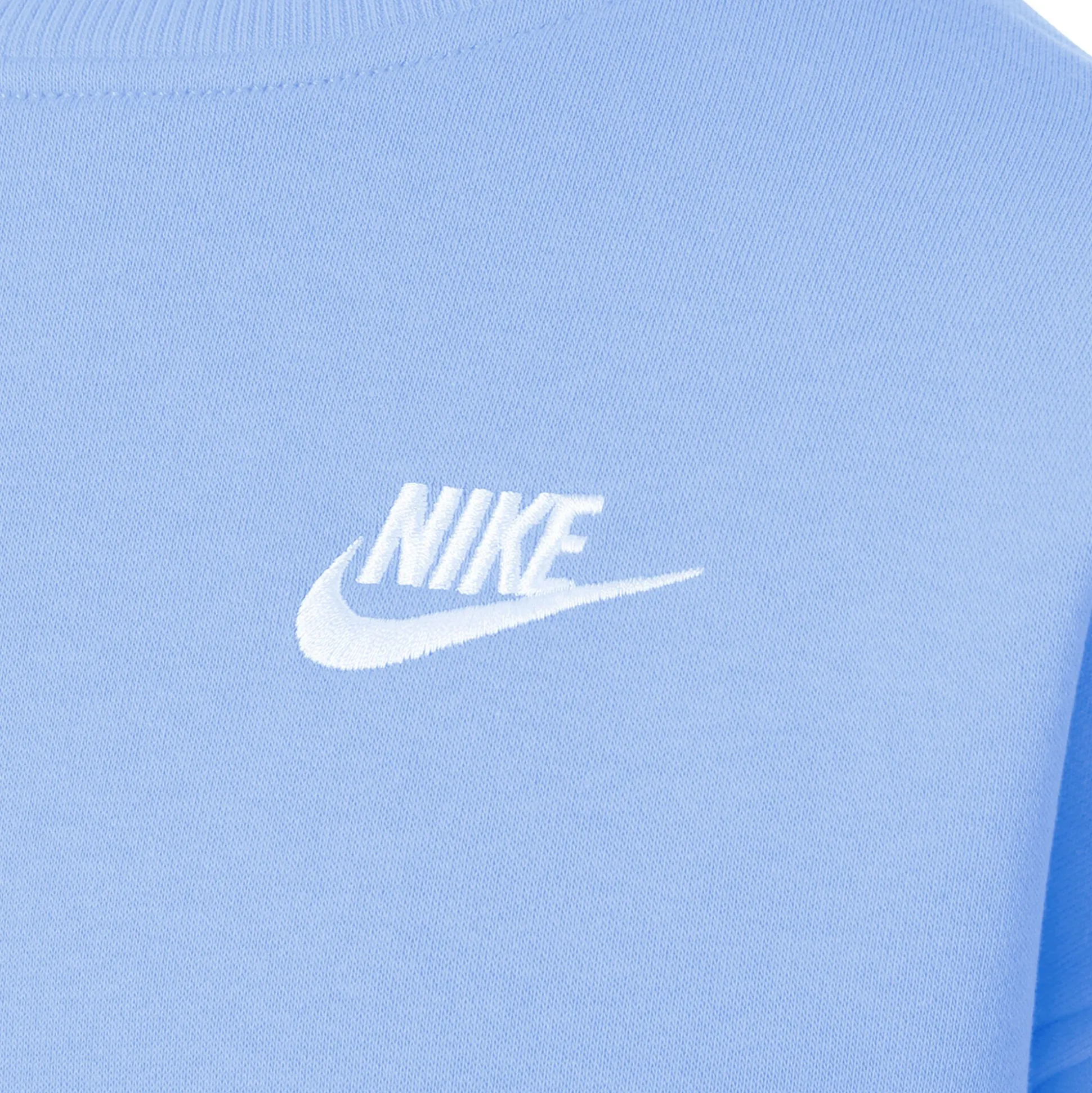 Best Sale Club Fleece Oversized Crew Sweatshirt Girls - Light Blue, White Hoodies & Sweaters