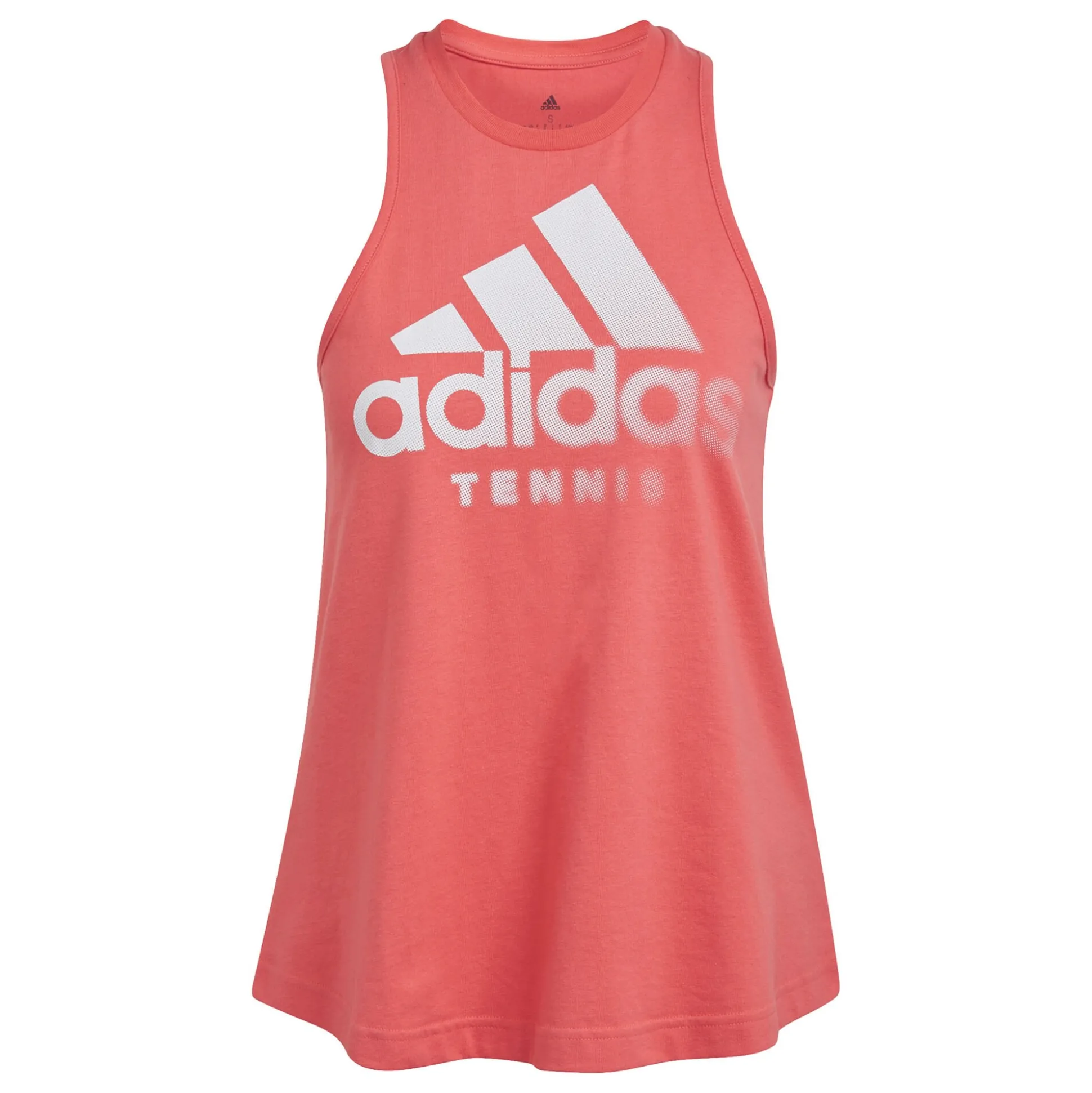 Hot Club Graphic Tank Top Women - Coral, White Tops