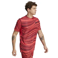 Online Club Graphic T-Shirt Men - Orange, Red Shirts