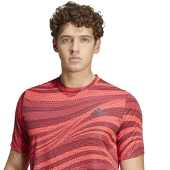 Online Club Graphic T-Shirt Men - Orange, Red Shirts