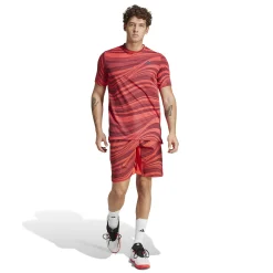 Online Club Graphic T-Shirt Men - Orange, Red Shirts