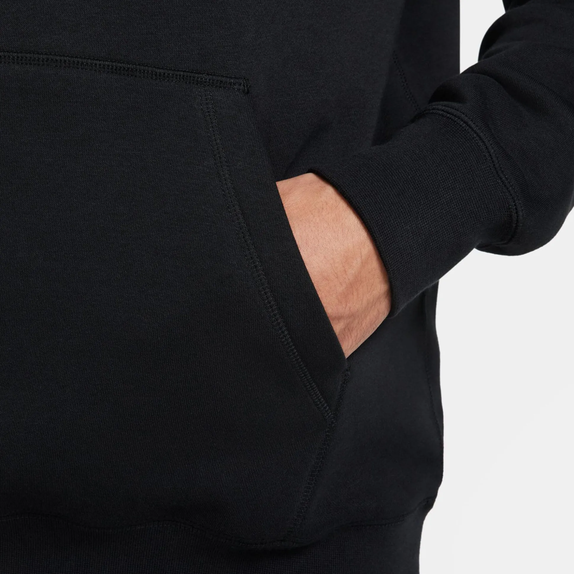 Outlet Club Hoody Men - Black, Orange Hoodies & Sweaters