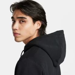 Outlet Club Hoody Men - Black, Orange Hoodies & Sweaters