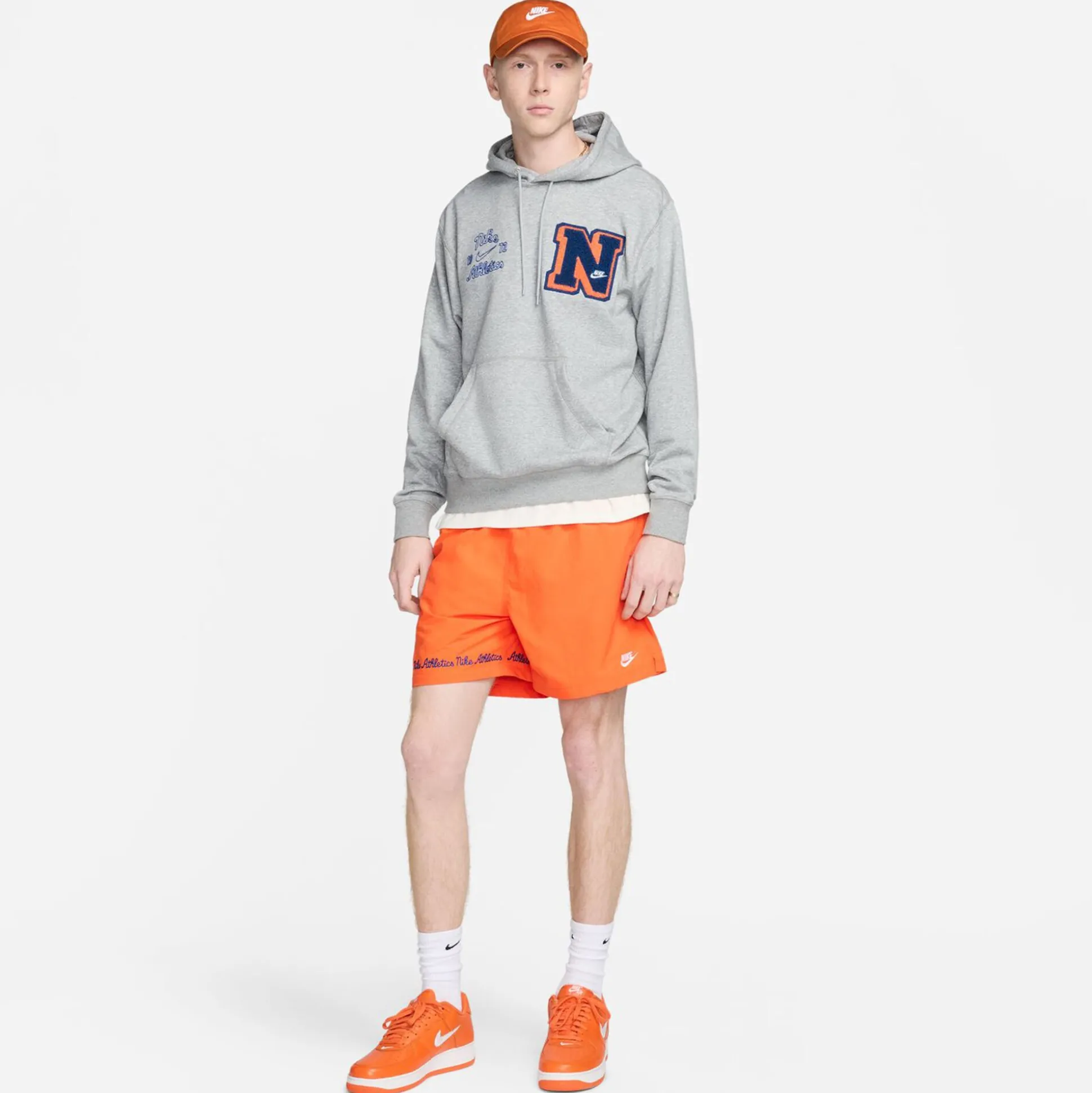Fashion Club Hoody Men - Dark Grey, Lightgrey Hoodies & Sweaters