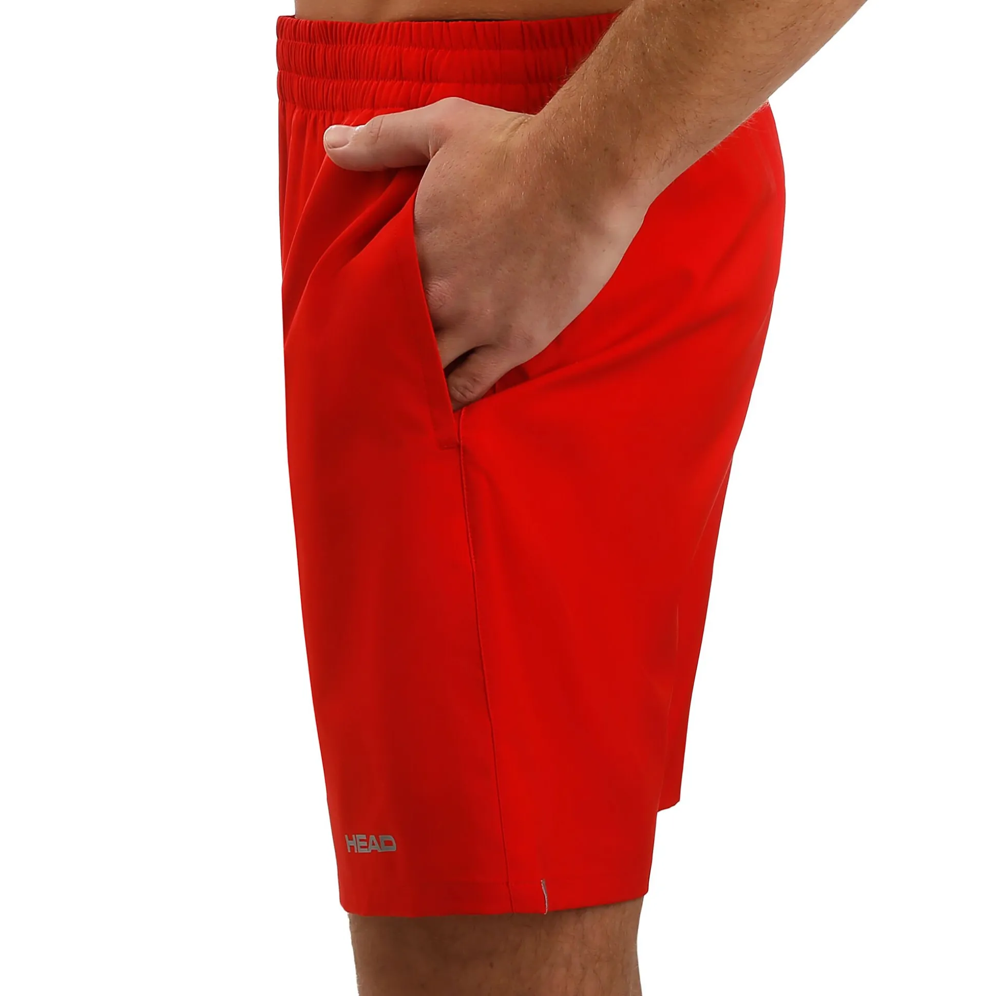 Best Sale Club 7in Shorts Men - Red, Silver Shorts