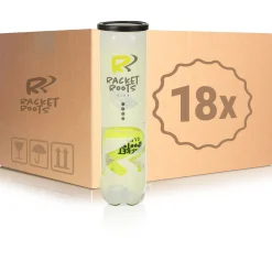 Best Club Tennisball 18x 4 Ball Tube Regular Balls|Practice Balls