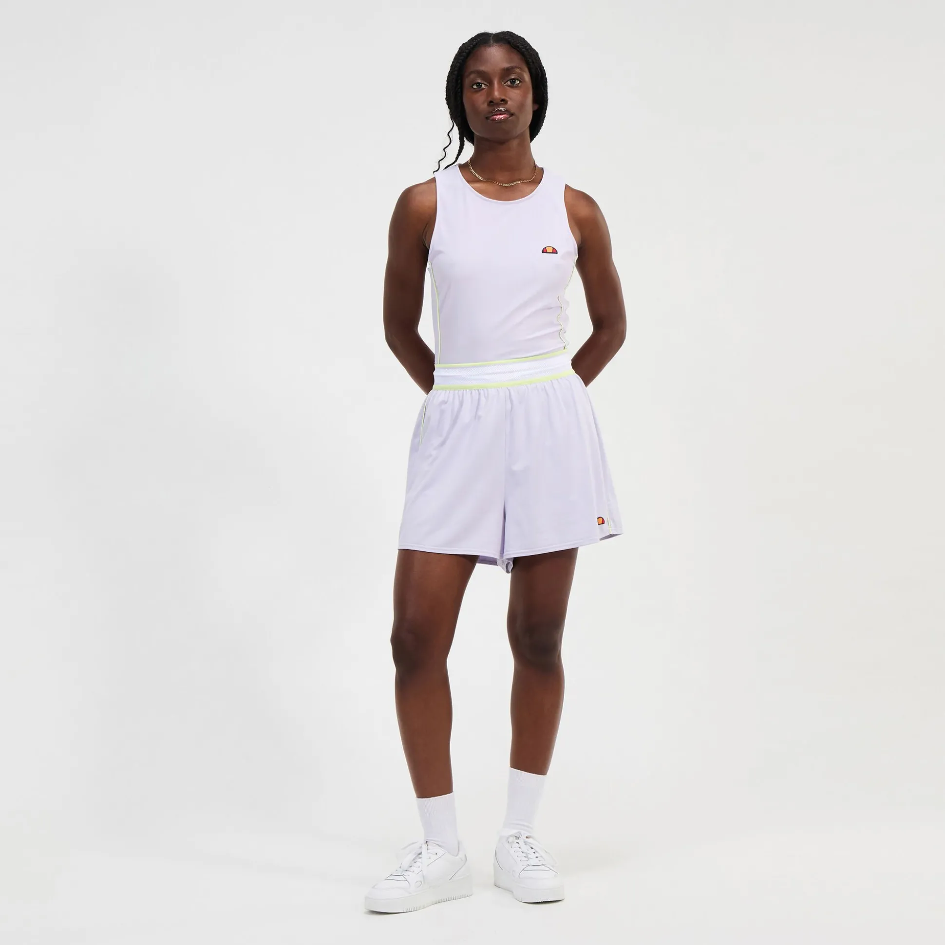 Cheap Coburg Shorts Women - Lilac, White Shorts