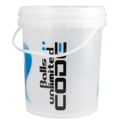Hot Code Blue Ball Bucket - Blue, White Coaching Equipment