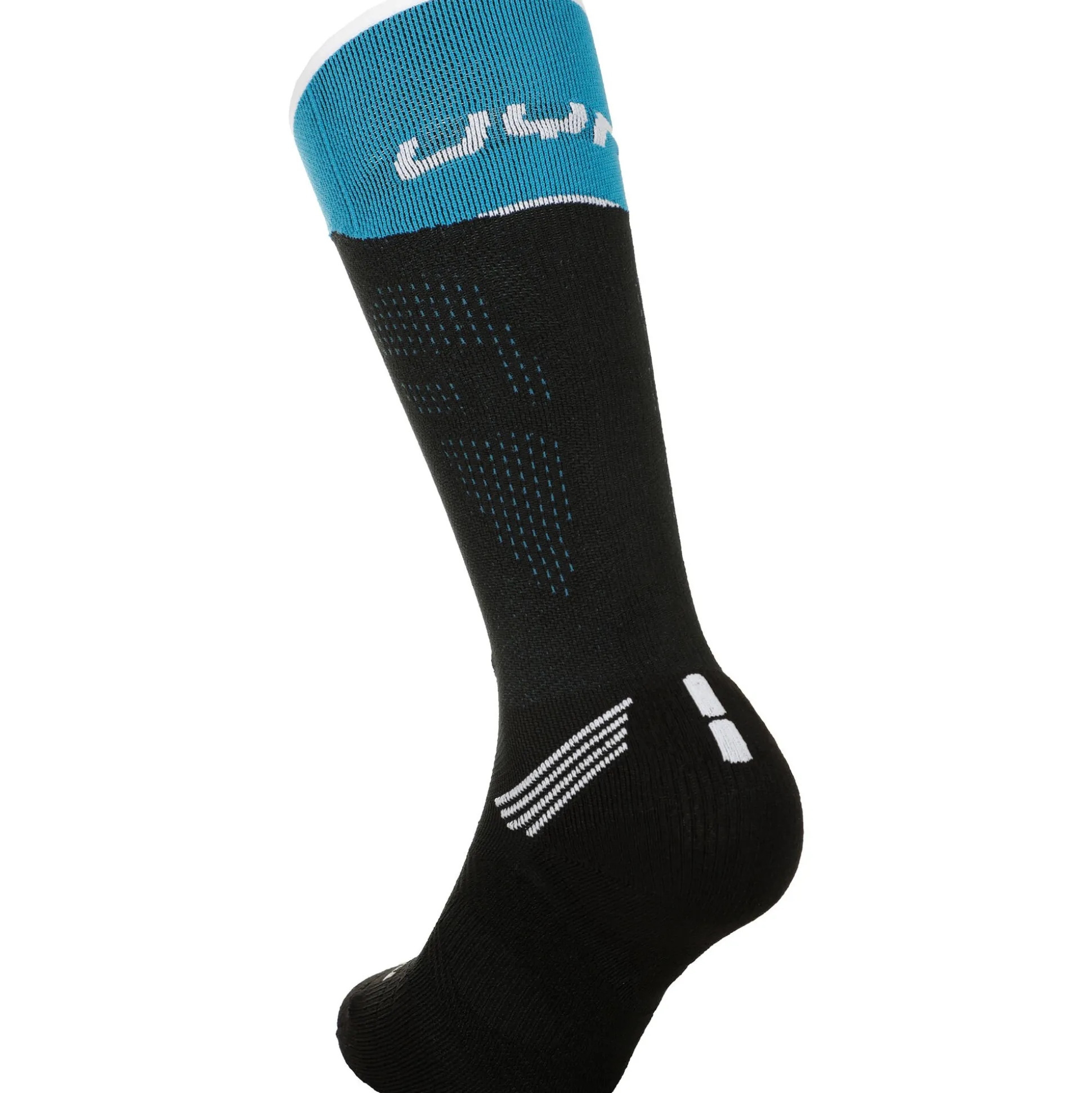 New Compression One Running Socks Women - Black, Turquoise Running Clothing