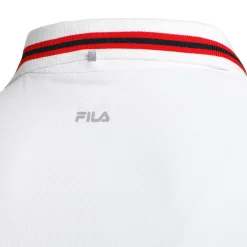 Online Core Button Piro Polo Men - White, Red Shirts