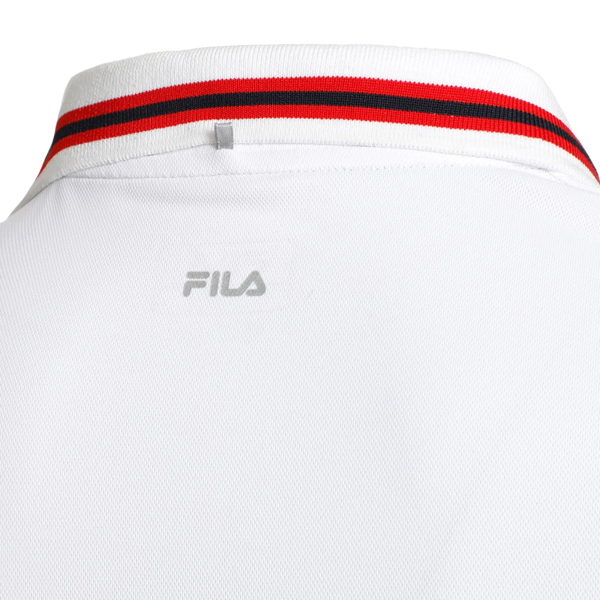 Online Core Button Piro Polo Men - White, Red Shirts