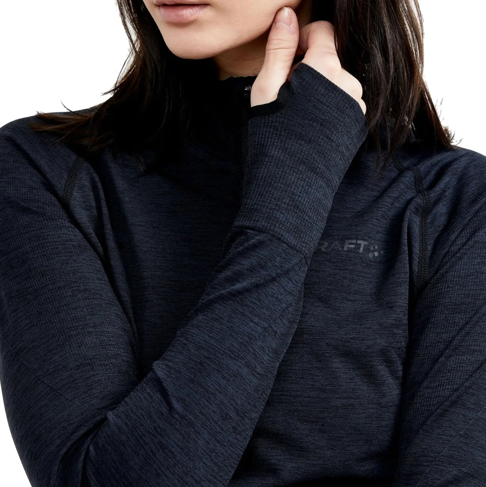 Cheap Core Dry Active Comfort Half-Zip Long Sleeve Women - Shirts