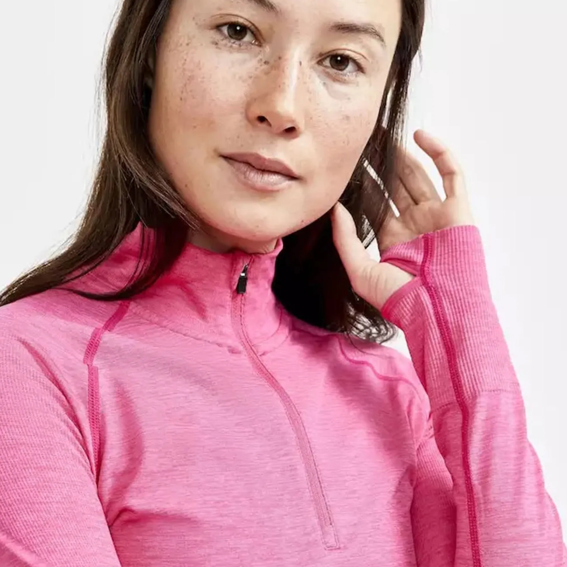 Fashion Core Dry Active Comfort Half-Zip Vest Women - Dark Blue Running Clothing|Underwear