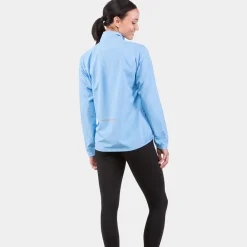 Best Sale Core Running Jacket Women - Light Blue, White Running Clothing