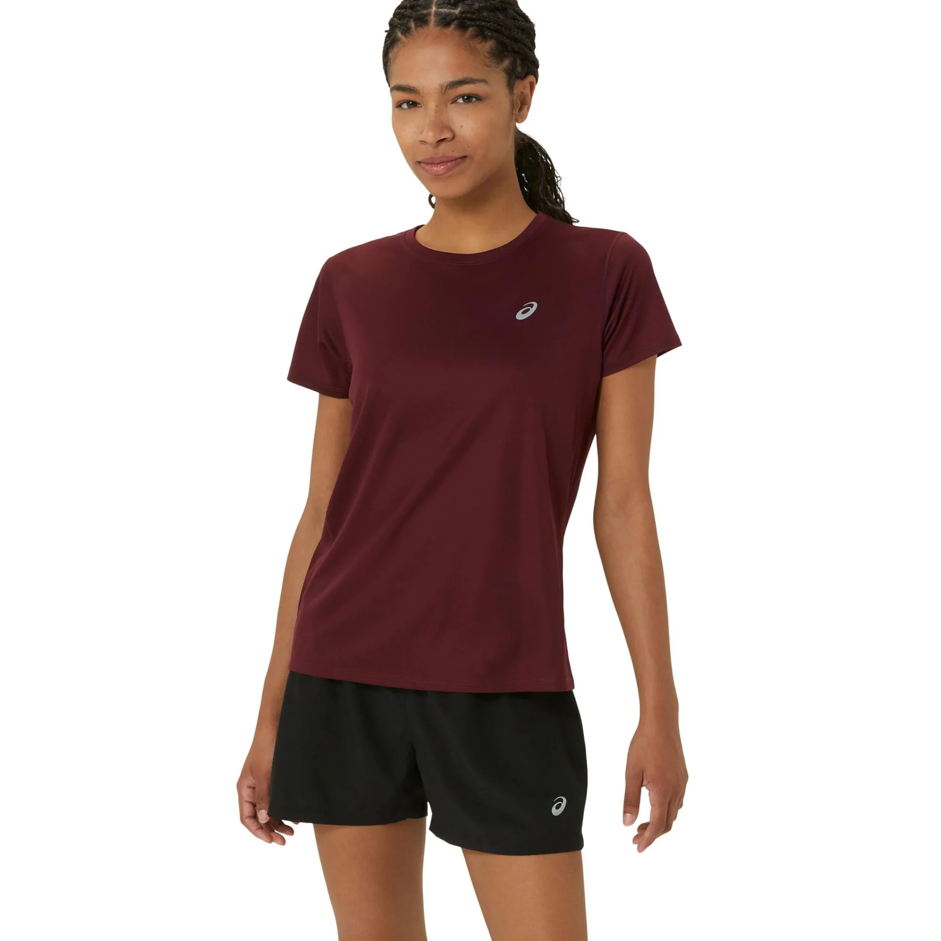 Online Core Running Shirt Women - Dark Red Running Clothing