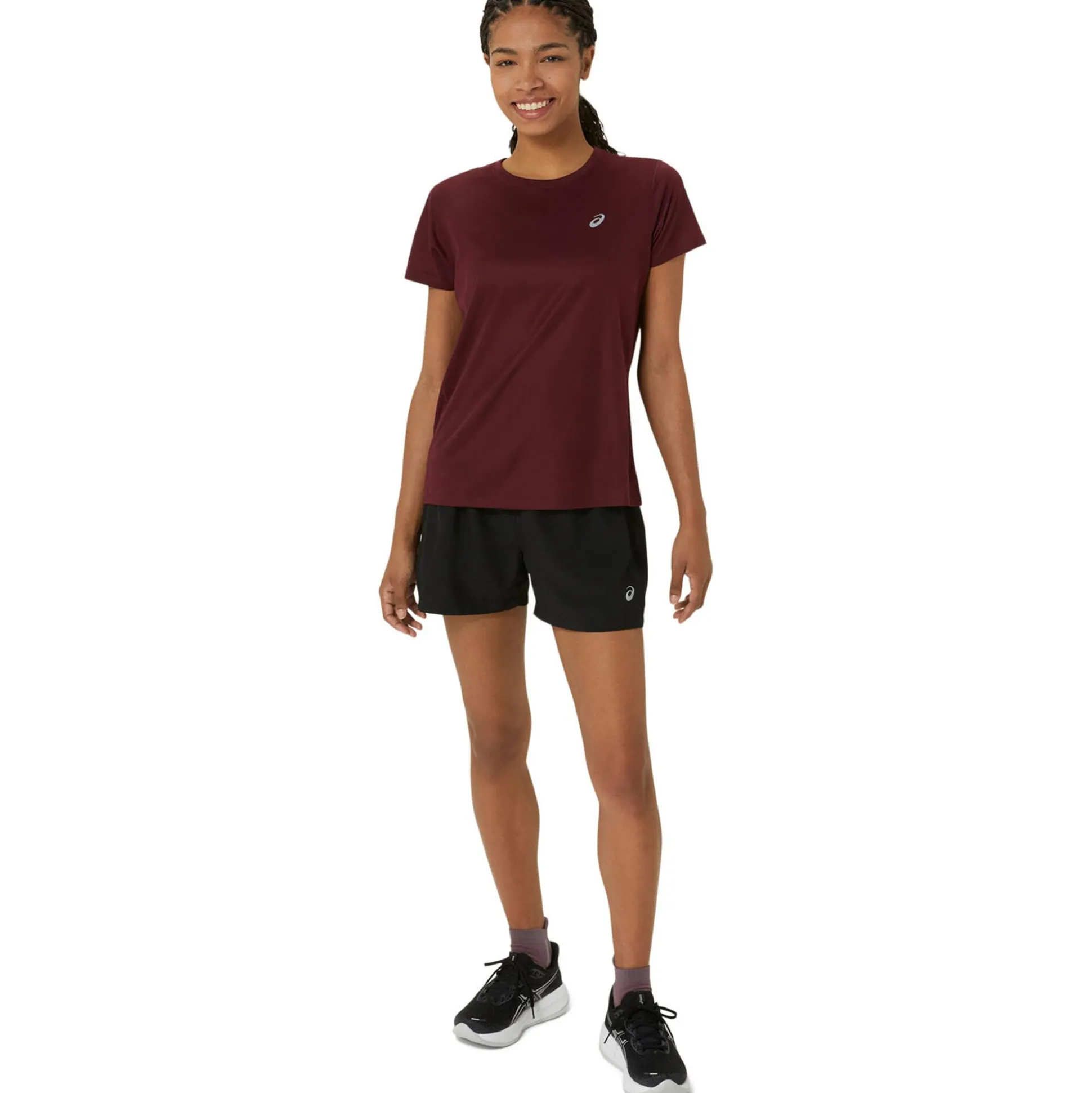 Online Core Running Shirt Women - Dark Red Running Clothing