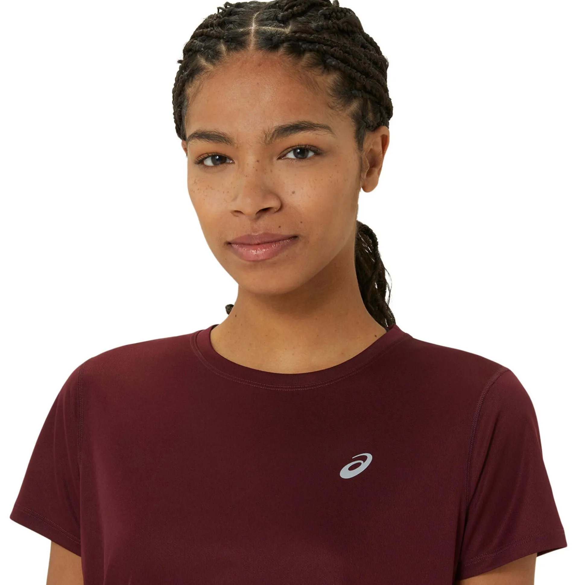 Online Core Running Shirt Women - Dark Red Running Clothing