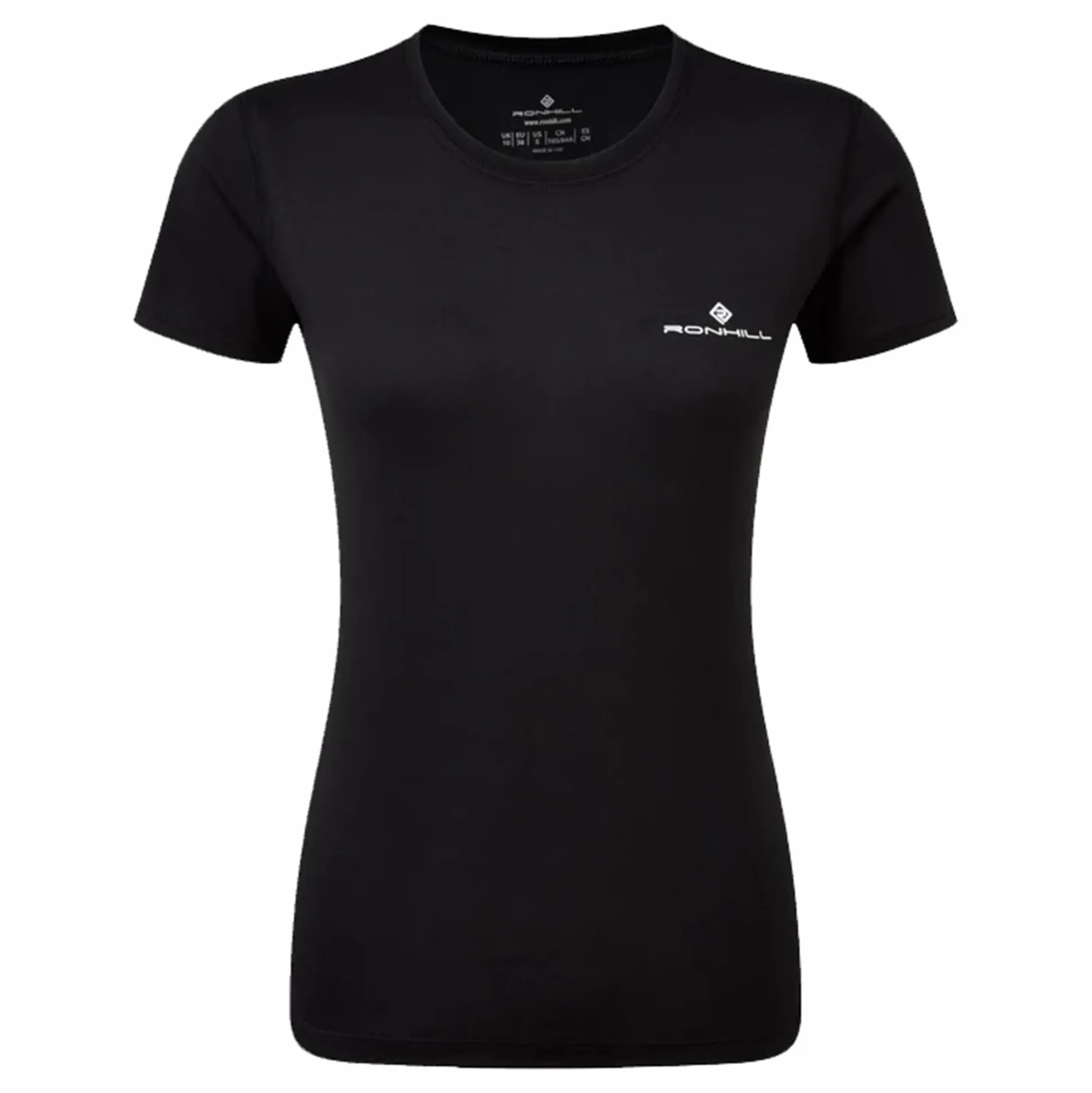 Online Core Running Shirt Women - Black, White Running Clothing