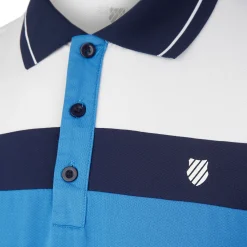 Hot Core Team Block Polo Men - Blue, White Shirts
