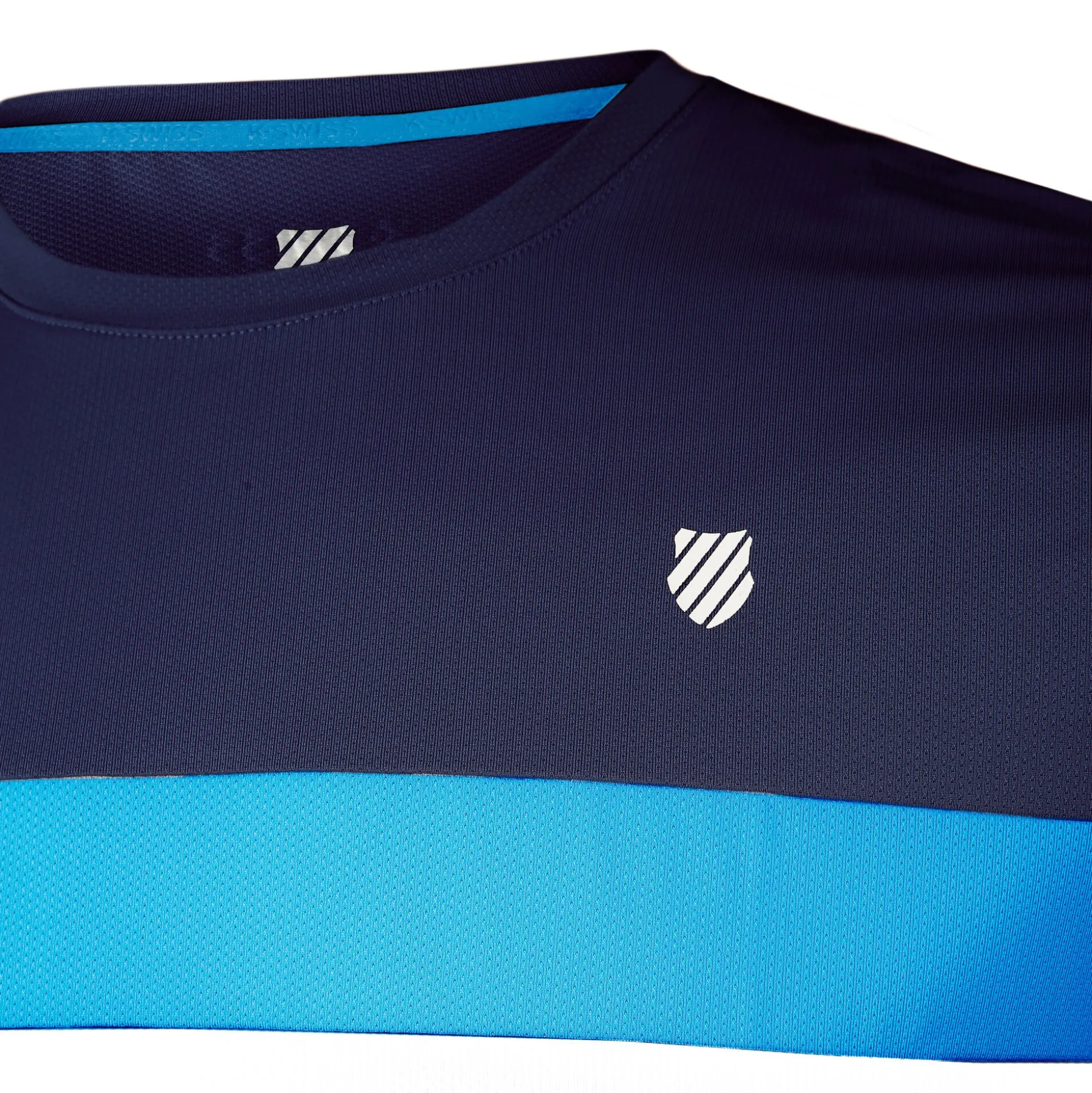 Discount Core Team Stripe Crew T-Shirt Men - Dark Blue, Multicoloured Shirts