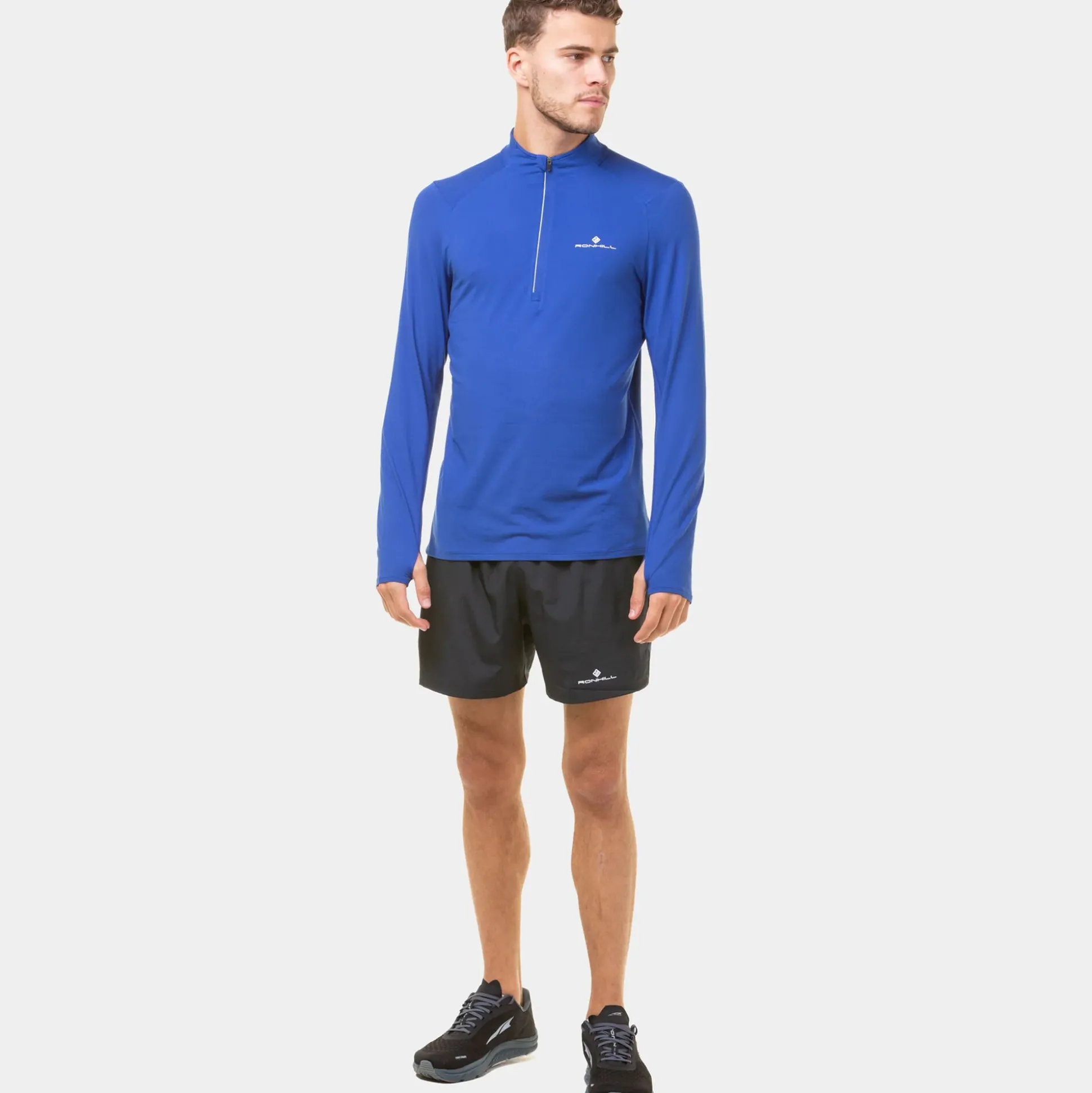 Hot Core Thermal 1/2 Zip Running Shirt Men - Running Clothing