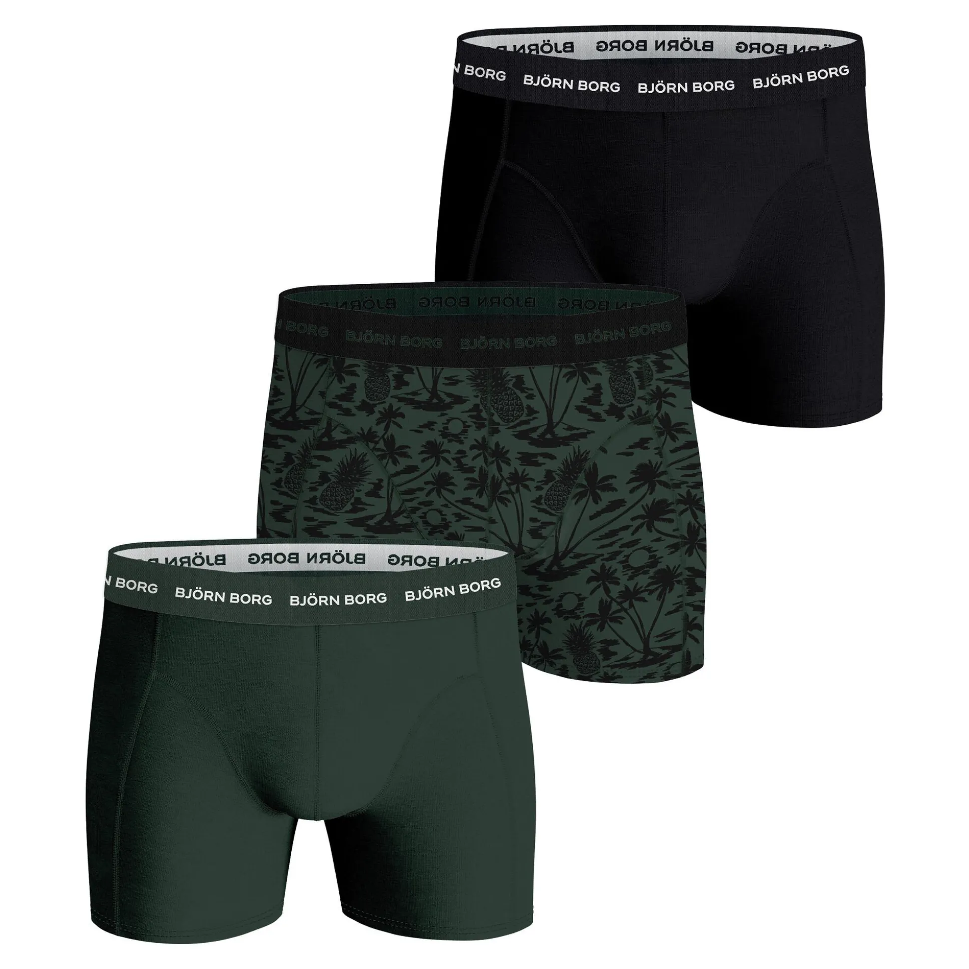 Sale Cotton Stretch Trunk Boxer Shorts 3 Pack Men - Underwear
