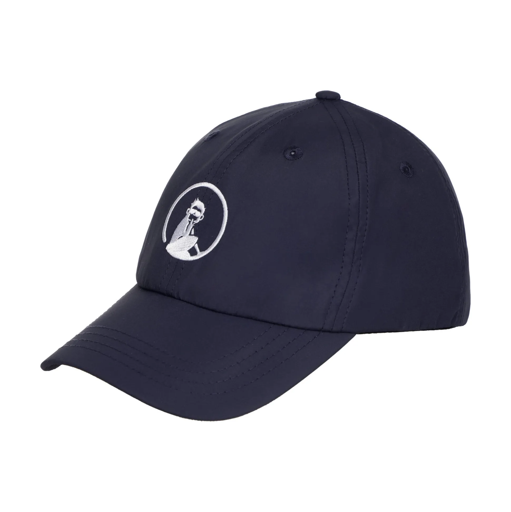New Court Cap - Dark Blue, White Accessories
