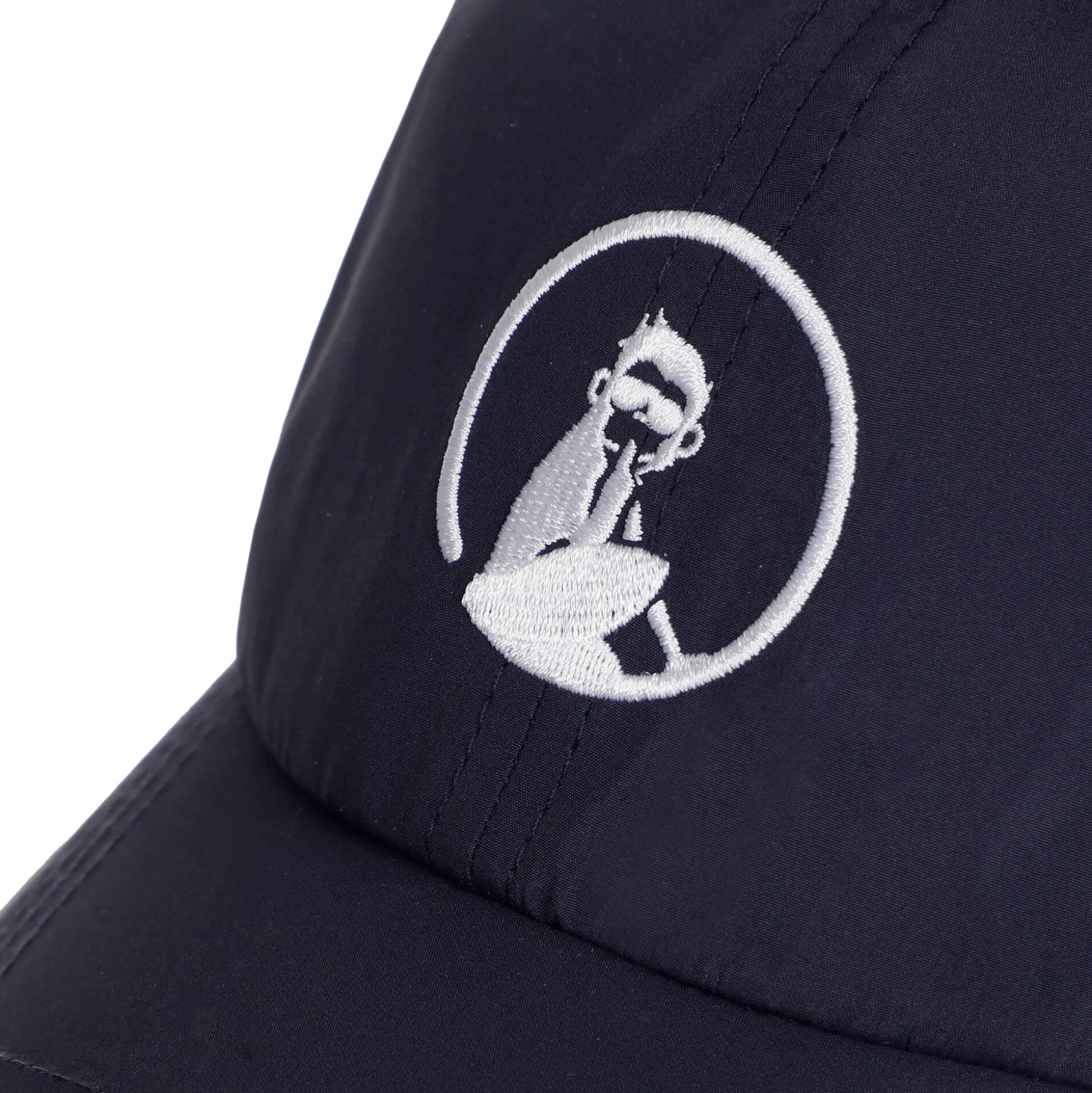 New Court Cap - Dark Blue, White Accessories